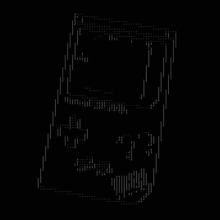 Gameboy ASCII edges